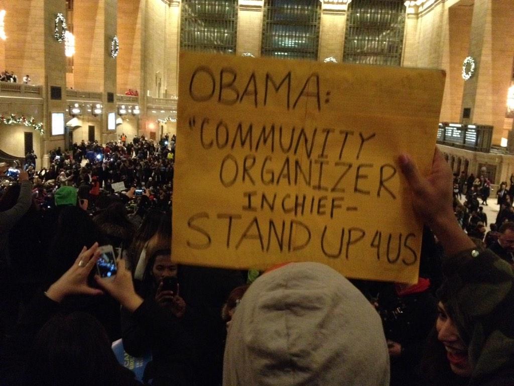 Obama community organizer in chief - stand up 4 us