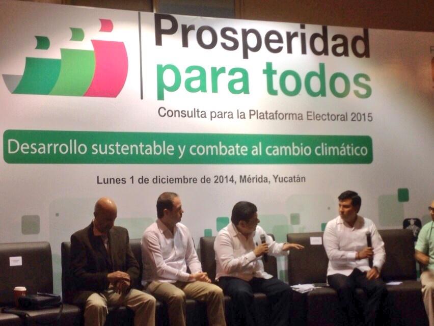 PlataformaPRI15's tweet photo. Hoy se lleva a cabo el Encuentro Temático Nacional #ProsperidadParaTodos sobre Desarrollo Sustentable en #Yucatán http://t.co/1ctDiLMSk1