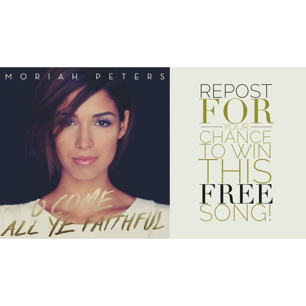 holamoriah's tweet photo. To celebrate Dec. 1st, I'd love to "gift" 5 of you w/ my Christmas single! 
➡️RT to enter!
Winners announced Wed. http://t.co/y1MiCESmM9