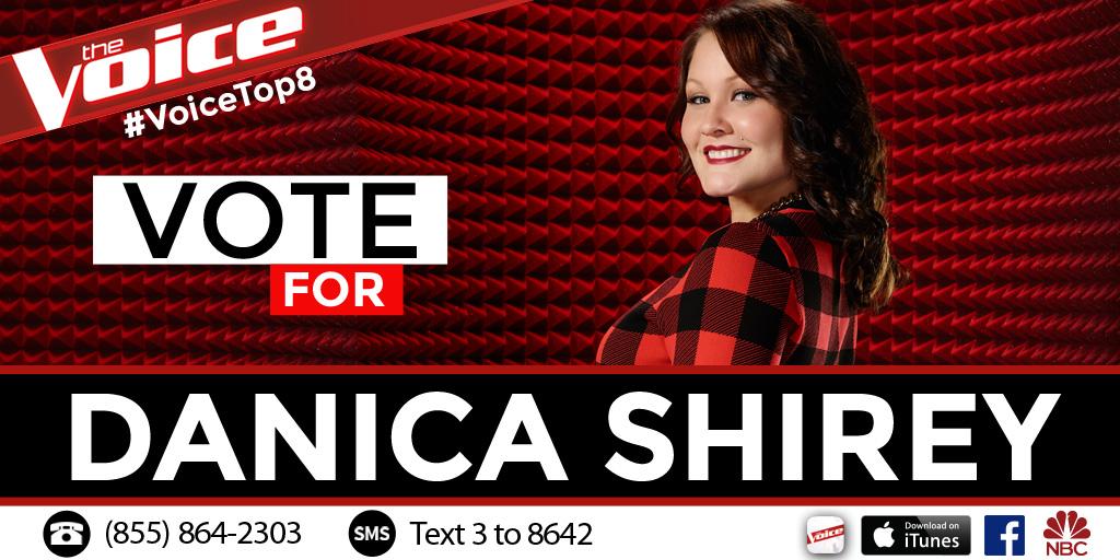 RT if you’re voting for <a href="/NicaShirey/">DaNica Shirey</a> because flawless. #VoiceTop8
