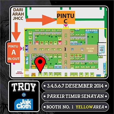 Buat teman teman yang ada di jakarta dan sekitarnya jangan lupa mampir ke booth TROY <a href="/JakCloth/">JakCloth</a>