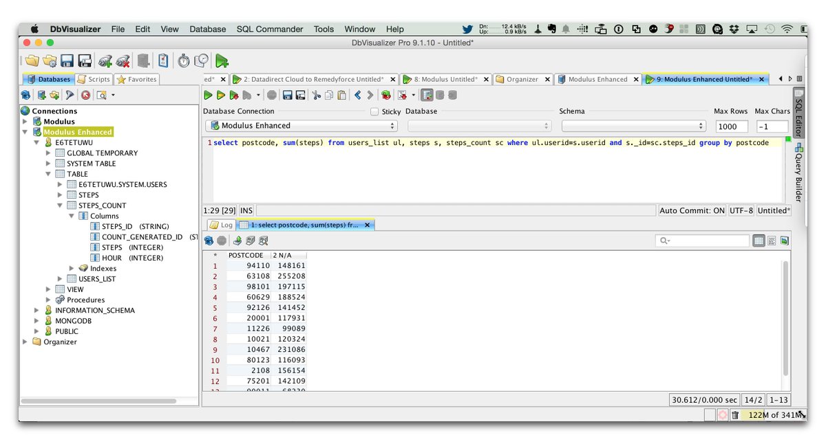 gregstasko's tweet image. #BI #DBvisualizer to #MongoDB at 37,000 feet #gogoinflight @Progress_SW at San Fran #MongoDBDays @Datadirect_News