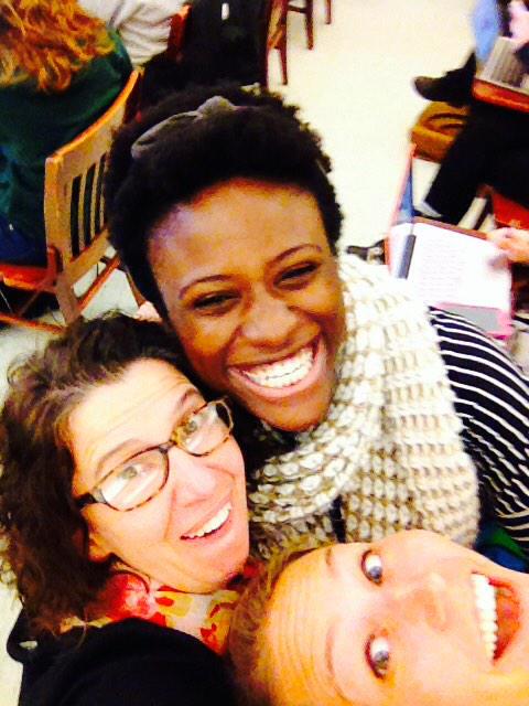 CaroBar2's tweet photo. “@leah_byrnes: @CaroBar2 let's see that selfie on your phone with me and @JanelleBentley_! #visitudcomm318” http://t.co/LiuNqsTg3L
