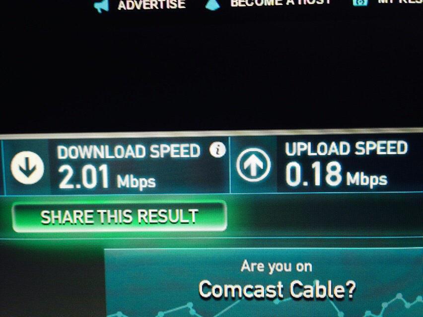 DarkArchon2090's tweet image. This how I'm 90% sure you guys are throttling my services @comcast just take my money and fuck me right SMH #comcrap