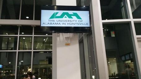 UAH logo goes green as #FreeUAB/#SaveUABfootball 'hashtag storm' dominates Twitter >> shout.lt/MG7L