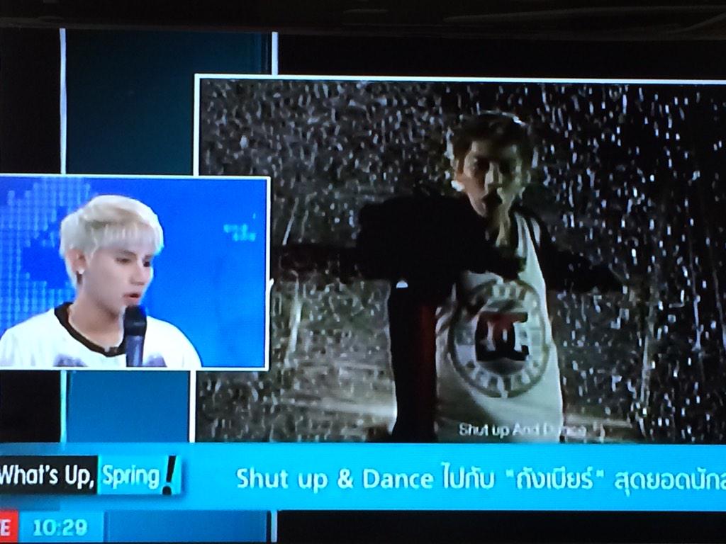yainoooo's tweet photo. Shut up &amp; Dance with The Winner ของเรา @tb_tungbeer ออกช่อง spring news   MV เฟี้ยวเงาะมาก เกาหลีฝุดๆ http://t.co/RtaZ2uPNka