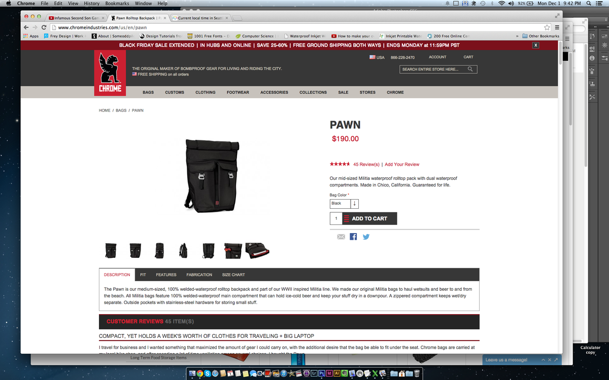 joDbear's tweet photo. hey @Chrome_Ind, did your sale end early? trying to buy a Pawn, but sale price is gone :( http://t.co/K3O3VP8QET