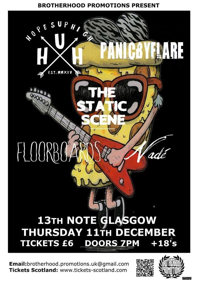 Next Thursday! Hope you are ready Glasgow! #livemusic