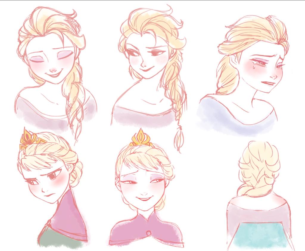 Nyamo W 戴冠式エルサ描けなくなってた もともと描けないけど Http T Co Xae5vcjsp4