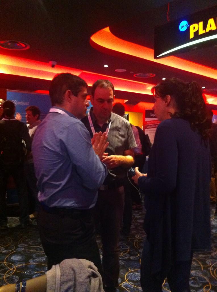 gilmaytal's tweet photo. At the #mobilemonetizationsummit. #IBM #Mobility &amp; #Bluemix booth attracts huge interest. Great audience,great event! http://t.co/9trfBeivc3