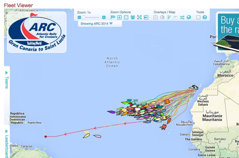 turismogc's tweet photo. Siguiendo en directo el desarrollo de la #ARC2014 en mitad del Océano Atlántico #GranCanaria http://t.co/ge18xxmYUs http://t.co/BwBqVtPFlh