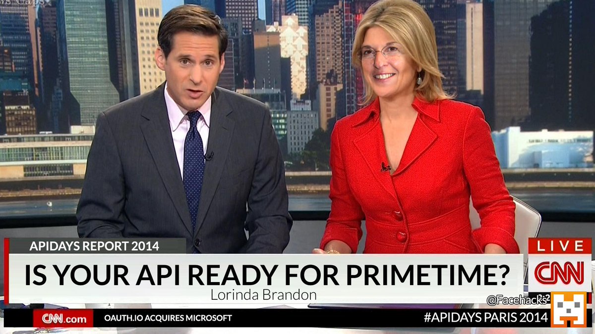 Facehacks's tweet photo. "Is your API ready for Primetime?" by @lindybrandon from @SmartBear at #apidays http://t.co/VduWKMtX5e