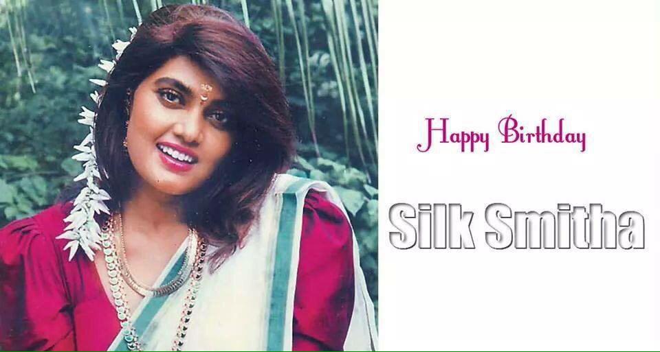 Happy to have the same birthday with Silk Smitha. 