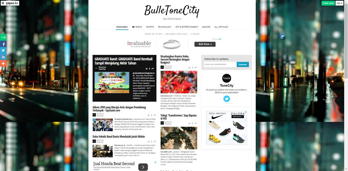 ToneCity_ID's tweet photo. GRADUATE Band as our headlines on BulleToneCity this week! @graduateband http://t.co/5HqoTzRWQQ