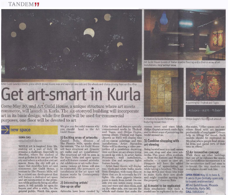 ArtGuildHouse's tweet photo. Mid-Day says it’s time to get arty. Read about #AGH here: http://t.co/xUiKomf5Nz http://t.co/ZnWZOU2F2O