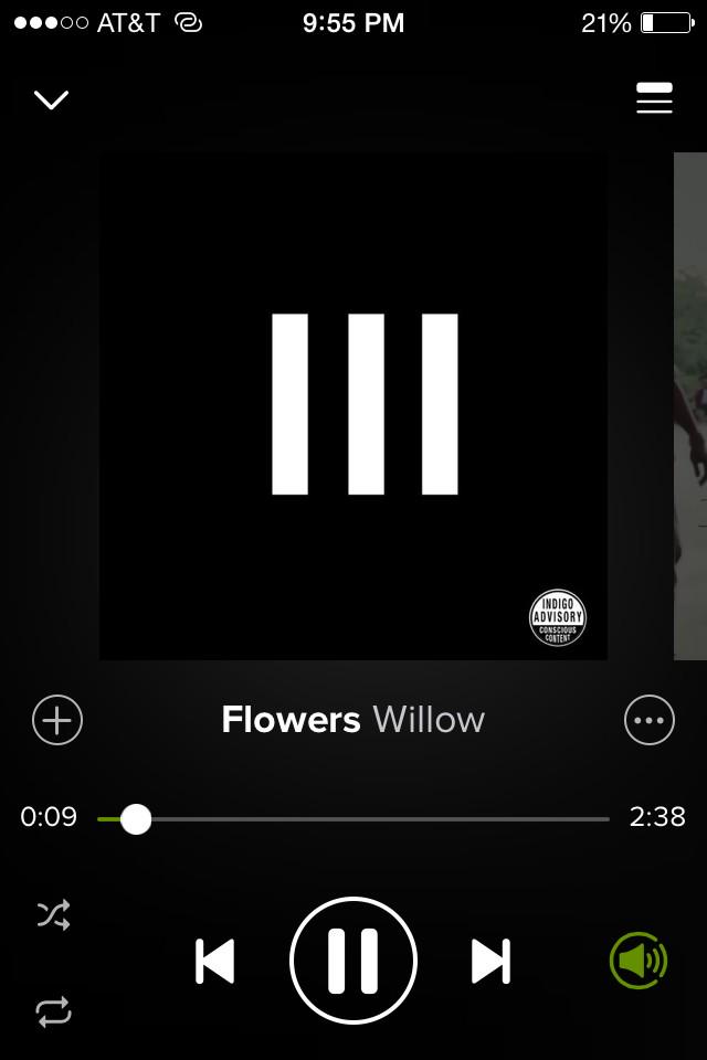 jchvcon's tweet photo. Randomly came across @OfficialWillow's 3 EP and wow. I need a whole album ASAP. #IndigoAdvisory http://t.co/uB6ERGrXQf