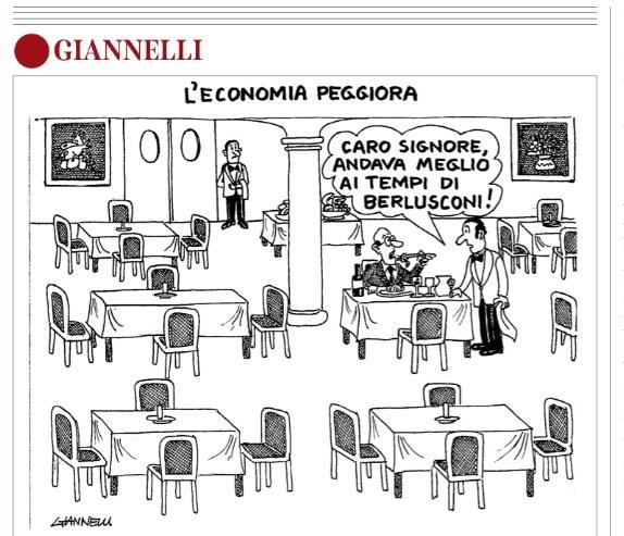 Corriere's tweet image. La vignetta di #Giannelli corriere.it