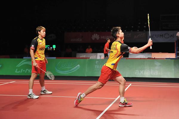 Gideon Markus Fernaldi/Kevin Sanjaya #AxiataCup cr: axiatacup.com