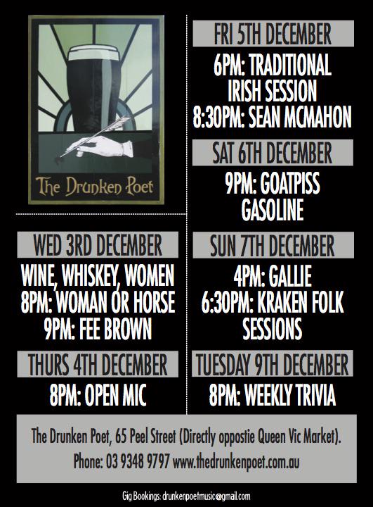 Coming up this week at the Poet!