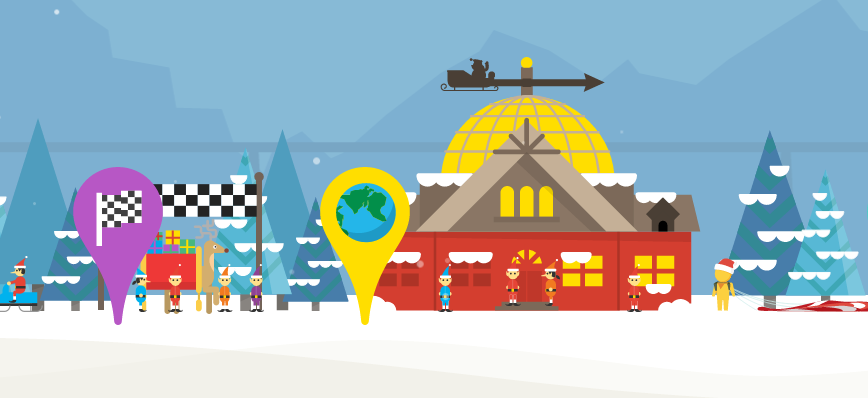 Gizmodo's tweet photo. This year, Google's Santa tracker gets kids to code: http://t.co/XI16GCAgTV http://t.co/TsWGNXXqEk