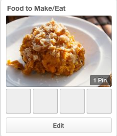 This is how far I've gotten on my cooking inspiration board. Typical. Just typical.  #yellowmeal