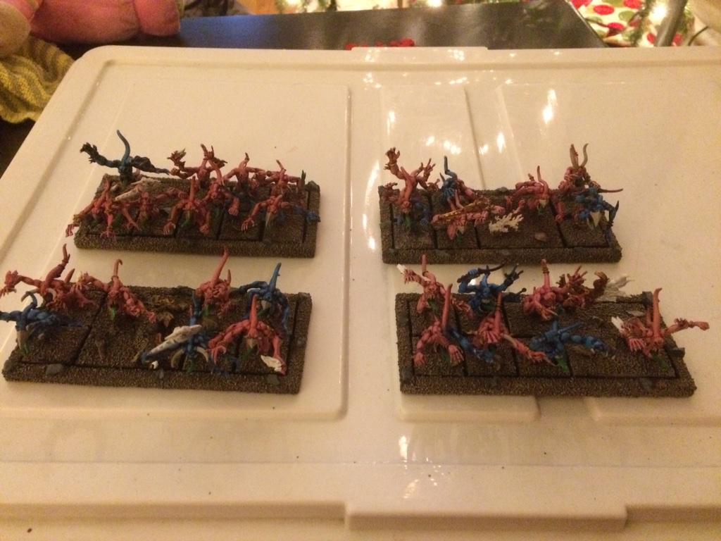 otspainting's tweet photo. pink/blue horrors are finally getting some love. Really great models and fun to paint so far. #ProjectDoC #wip http://t.co/CIaAVes2F0