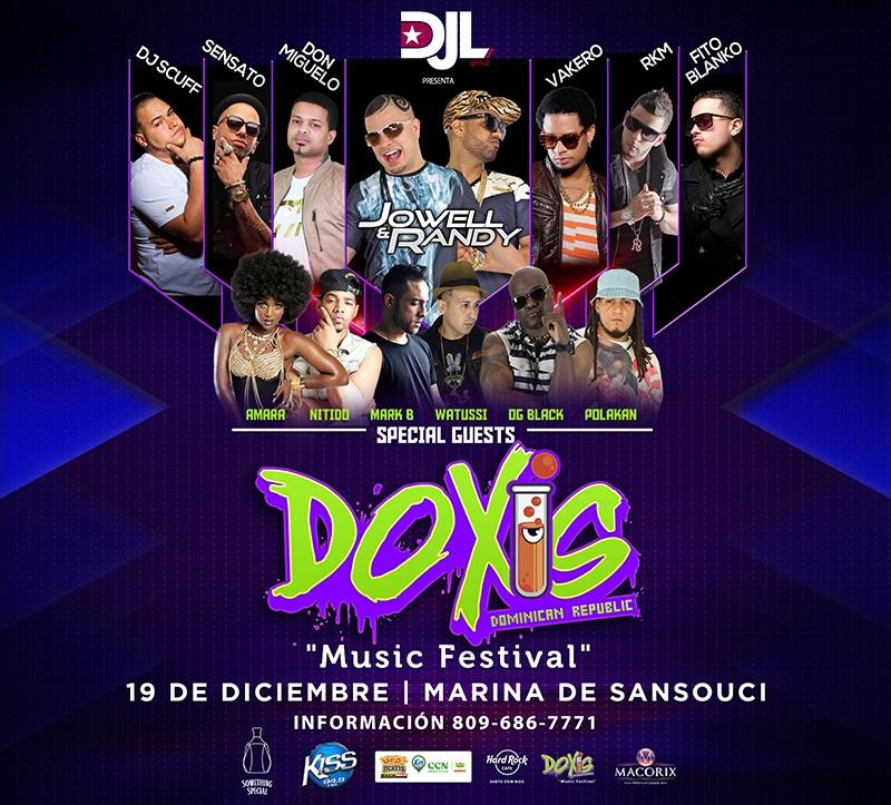 ACeventosrd's tweet photo. @MERCENARIOMUSIK presenta #DoxisMusicFest - @jowell1 @Randynotaloca , @donmiguelo &amp; @VakeroSPM  | Dic 19 - San Souci http://t.co/5vs14C3sLG