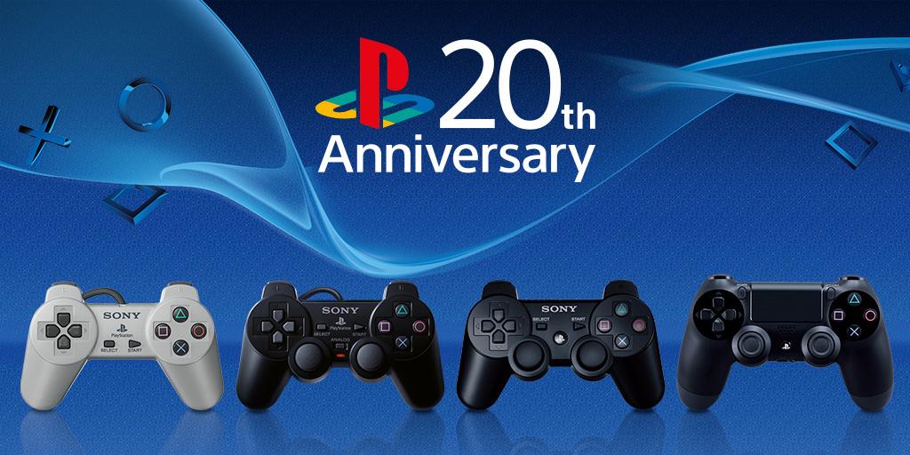 PlayStationIT's tweet photo. 20 anni di giochi, 20 anni di innovazione, 20 anni di passione. Auguri Players! #20AnniDiPlayStation http://t.co/6UhoT3RX3j