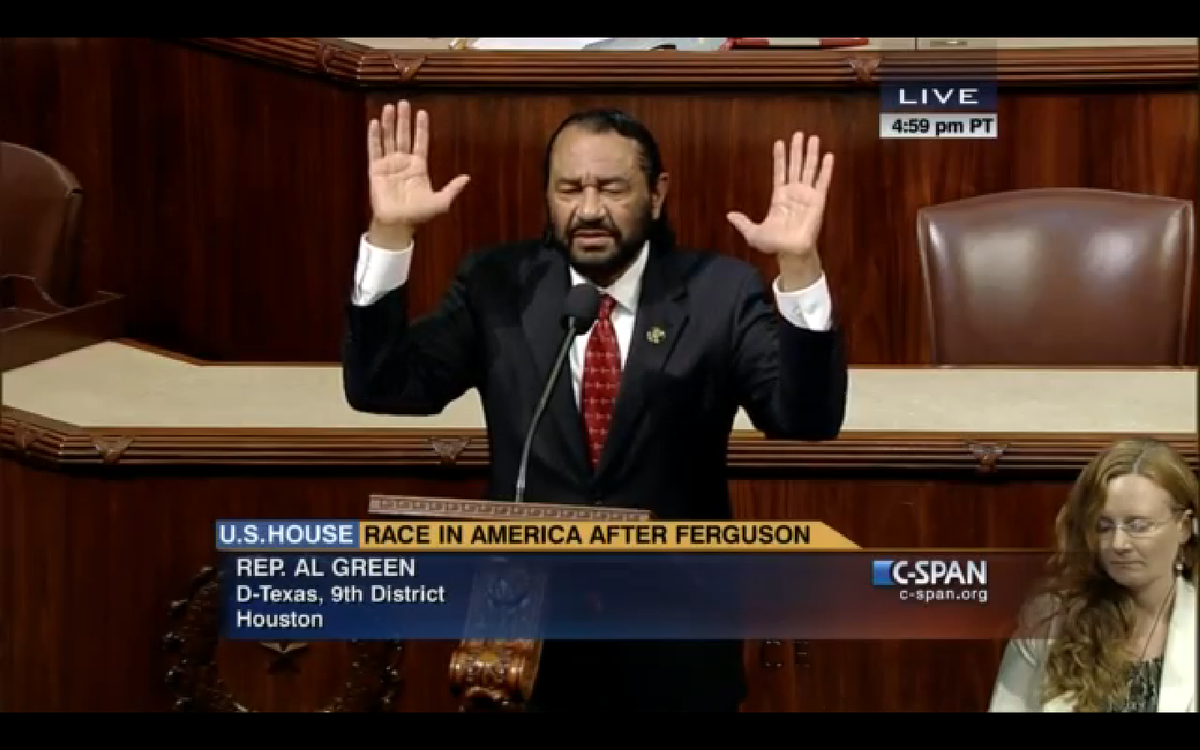 Megyb Kelly owns and destroys racist Rep.  Al Green VIDEO