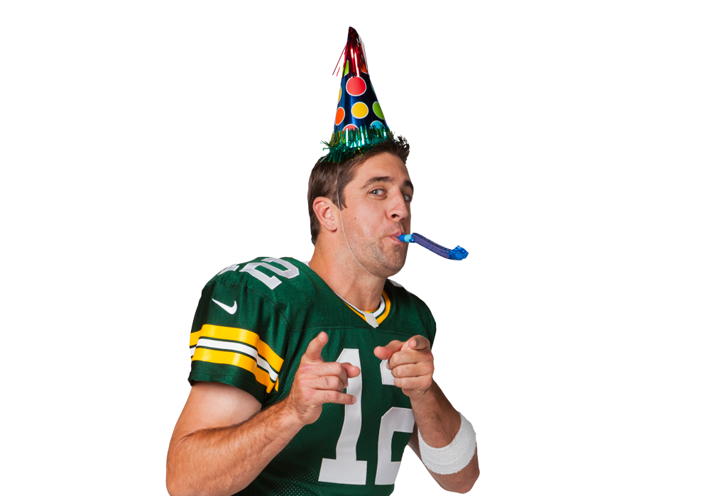 Associated Bank on X: "Wish Aaron Rodgers a "Happy Birthday!" with a special edition birthday photobomb TODAY ONLY! http://t.co/LNzOpcZvT8 http://t.co/0SueRBodUG" / X