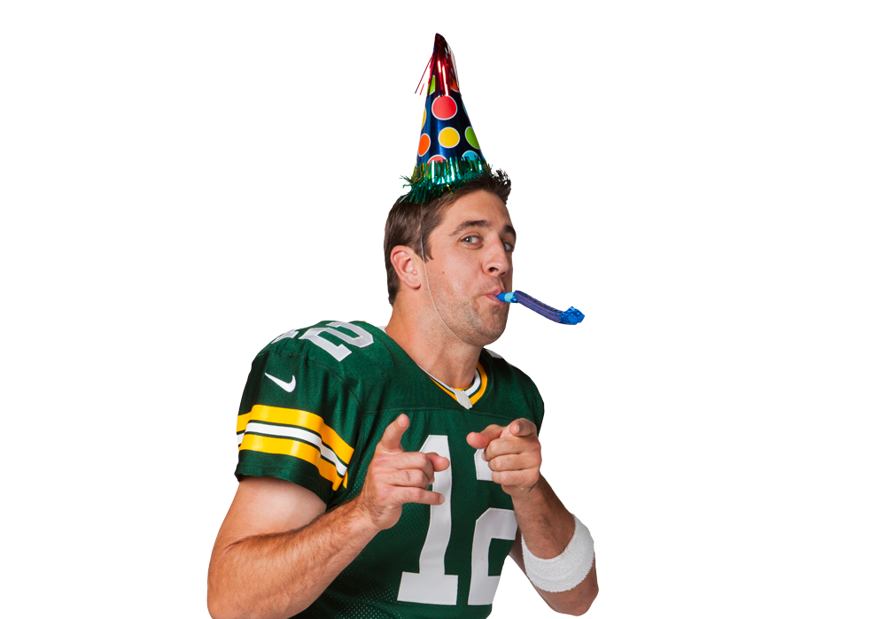 Associated Bank on X: "Wish Aaron Rodgers a "Happy Birthday!" with a  special edition birthday photobomb TODAY ONLY! http://t.co/LNzOpcZvT8  http://t.co/0SueRBodUG" / X