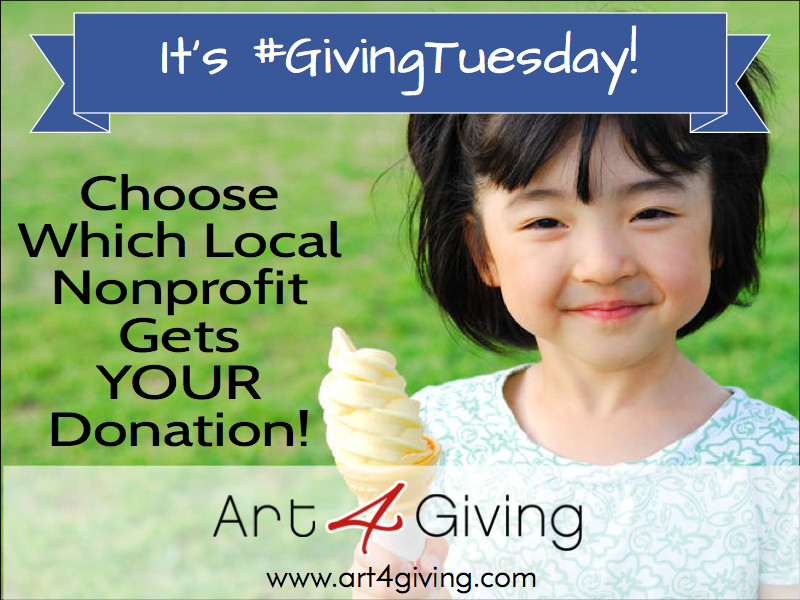 Art4Giving's tweet photo. Welcome to #GivingTuesday! When you buy an art gift at #Art4Giving you choose which of http://t.co/TYVEPvlEMU... http://t.co/3sYhfLya1v