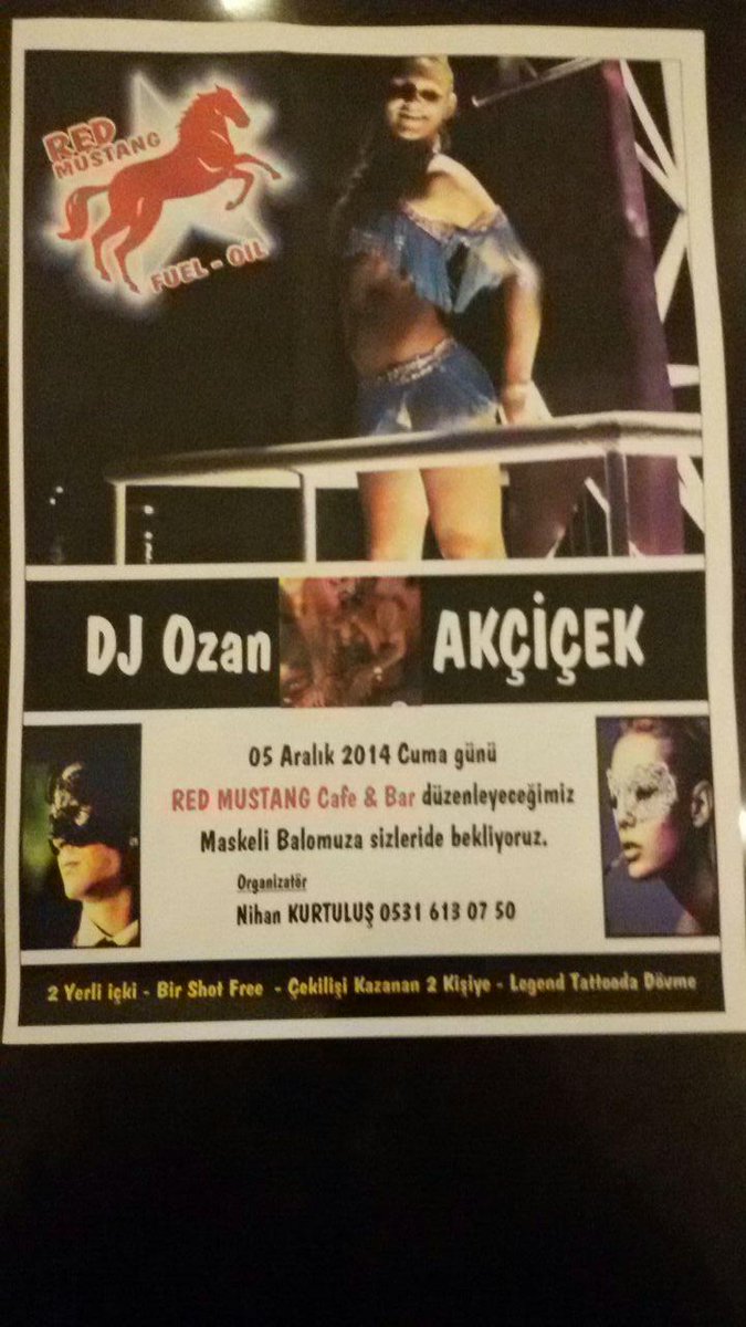 redmustangfuel's tweet photo. #izmir #palmiye #agora #maskelibalo #eğlence #parti #geceninsurprizi #cafe #bar Cuma gecesi Rez: 0 (530) 179 62 28 http://t.co/hWo6WX23vB