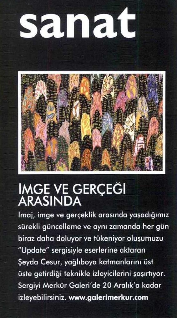 Henüz ziyaret etmeyenler için "UPDATE" 20 Aralık'a kadar devam ediyor. / "İmge ve Gerçeği Arasında" <a href="/HomeArtMag/">Home Art</a>