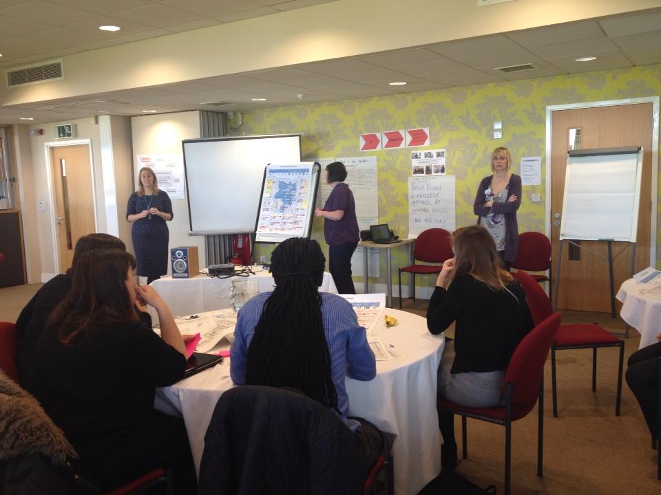 cathylogan's tweet photo. 'Pitching for the pilot' - using data to make informed choices #integratedlocalitycare event http://t.co/UmBekdtqaM
