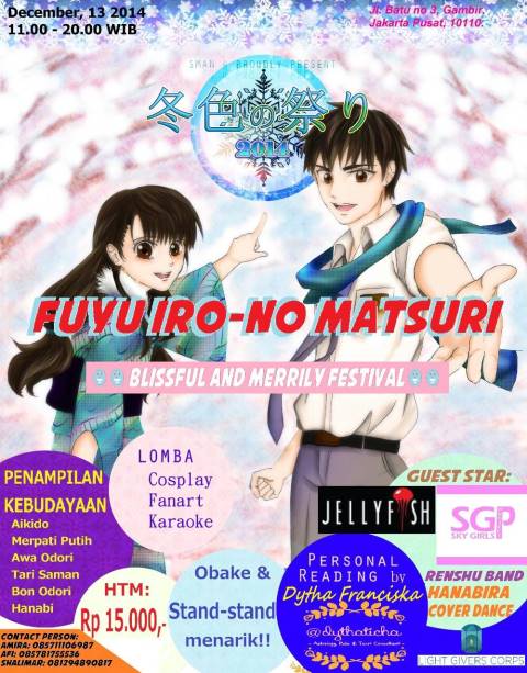 StarFall_ID's tweet photo. [INFO] Sky Girls Project akan tampil pada acara @4nihonkurabu di SMAN 4 Jakarta pada tanggal 13 Desember 2014 !! http://t.co/1wg35Qg6du