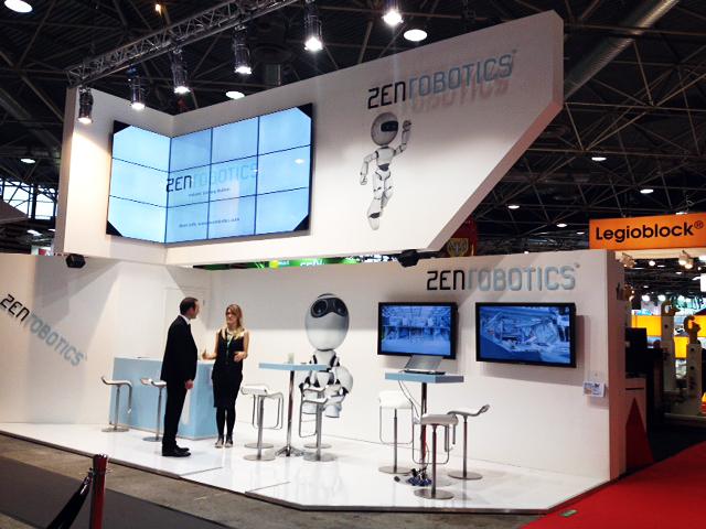 entretweet's tweet image. Greetings from @Pollutec 2014 (Lyon, France)! - Netta #pollutec2014 #zenrobotics #enevo #watrec