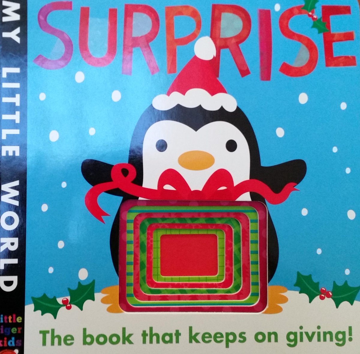 routestoreading's tweet photo. #12daysofxmas Day 2 - We are giving away a copy of @littletigeruk Surprise! board book-  RT(&amp; follow) to win! http://t.co/TSf0NkUNRG