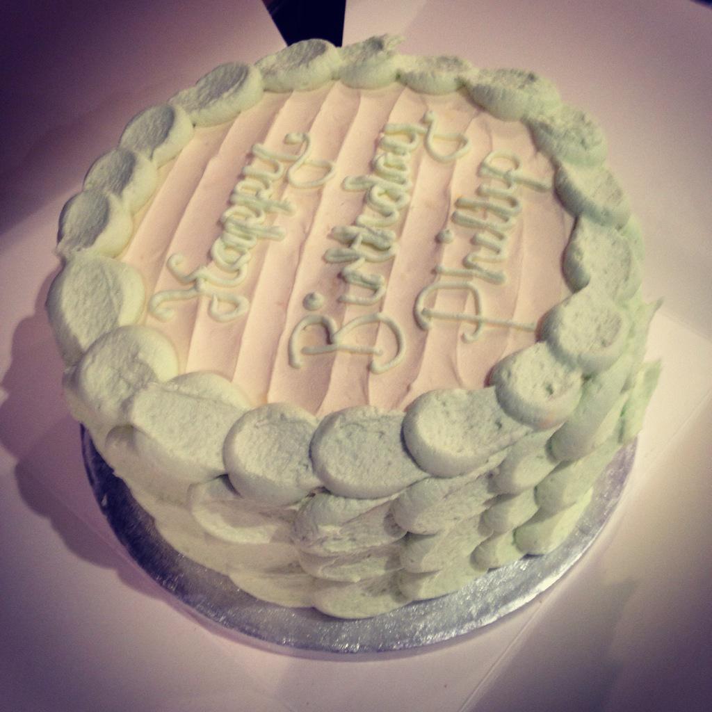 Second of the day...happy birthday to Phillip @SowerbysEA in Dereham! We hope you enjoy your Victoria sponge!