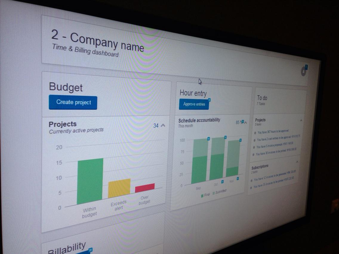 JorrickvHeesch's tweet image. "@MarcelvdSandt: Looking into great prototype for new psa dashboards @exactonline http://t.co/0rZFOcogjf"