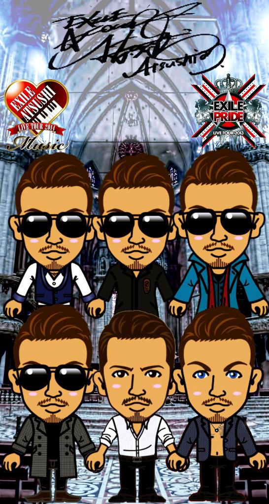 セッピー?⛓ в X: „EXILE ATSUSHI Solo キャラ画ロック画面 