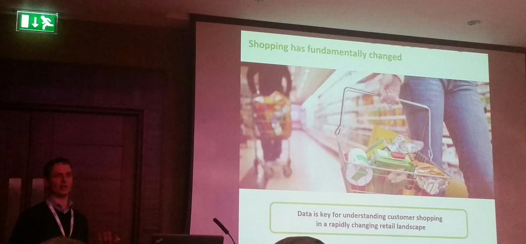 MrAndrewMcLean's tweet image. ASDA and Big Data - in excess if 300 million data points per week. #bigdataws