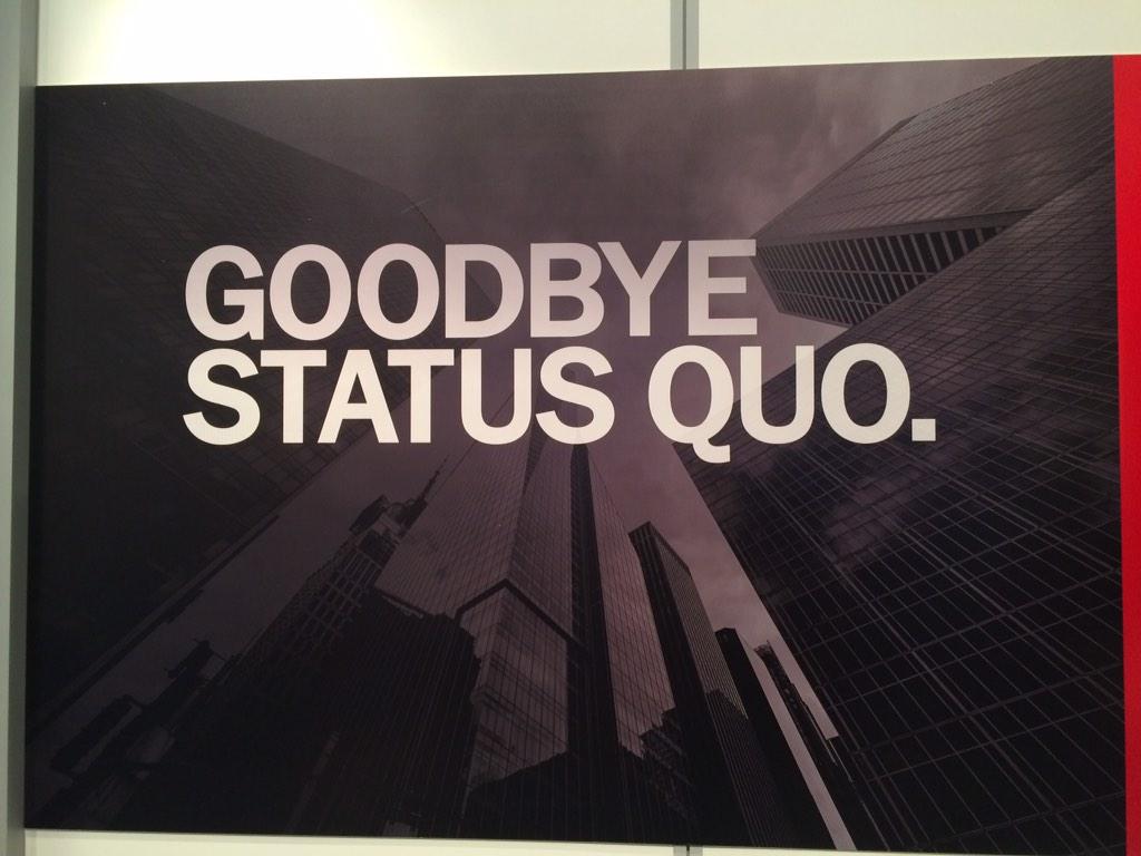gtfrancis308's tweet image. Goodbye Status Quo. #HPDiscover #HelloBrocade #stand552