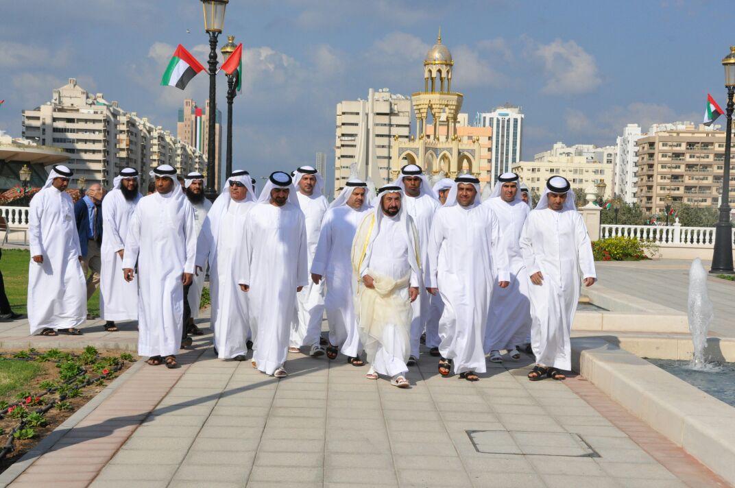 ShjMunicipality's tweet photo. Sharjah Ruler witnesses the reopening of Rolla Square after completion of development works.
#UAE_43
#Shjmun http://t.co/tbaGHLLRix
