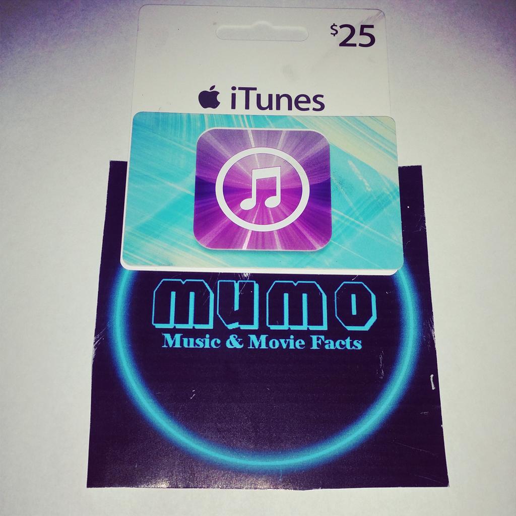 MuMoFacts's tweet photo. Want the chance to #win a $25 #iTunes gift card? Follow @MuMoFacts! #Retweet this for another entry! #Giveaway http://t.co/LeC2FdgZ7Q