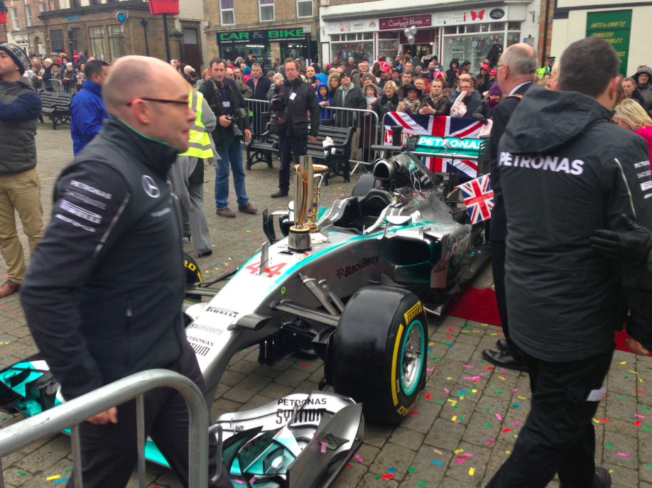 HendrixMedia's tweet photo. Thanks @_NorthantsEP &amp; @SNorthantsC for inviting us to join the @MercedesAMGF1 #celebration today! #F1 #Mercedes http://t.co/u1NwHKG8aQ