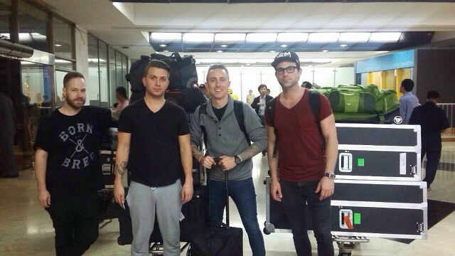 Yellowcard sdh tiba di Jakarta horee....