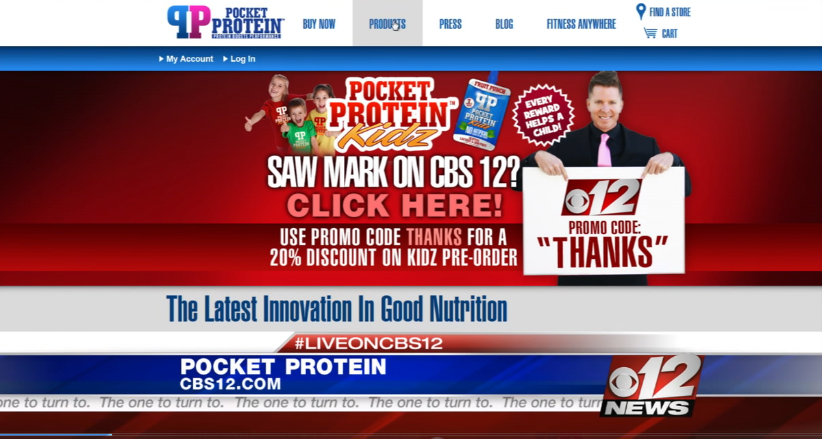 CBS12's tweet photo. Product Developed by Florida Men Trends Higher Than Kim K. Pics http://t.co/ciyuXLDXfG #pocketprotein http://t.co/OauLuIBmJ5
