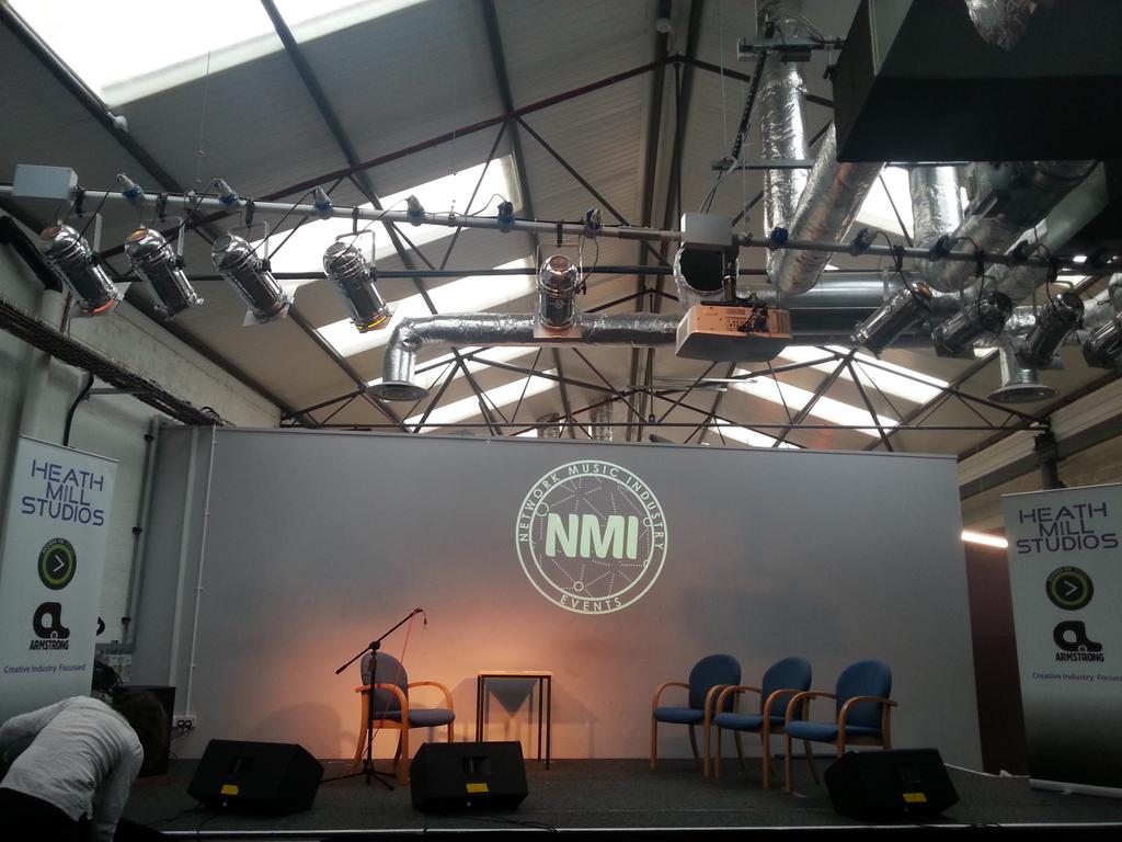 NetworkMusicInd's tweet image. Ready to roll at Heath Mill #NMI1