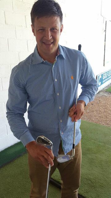 TaylorMadeSA's tweet photo. Next up, @BobSkinstad experiences the forgiveness and added distance of Face Slot Technology in our #RSi irons http://t.co/C9XKkp0gwl